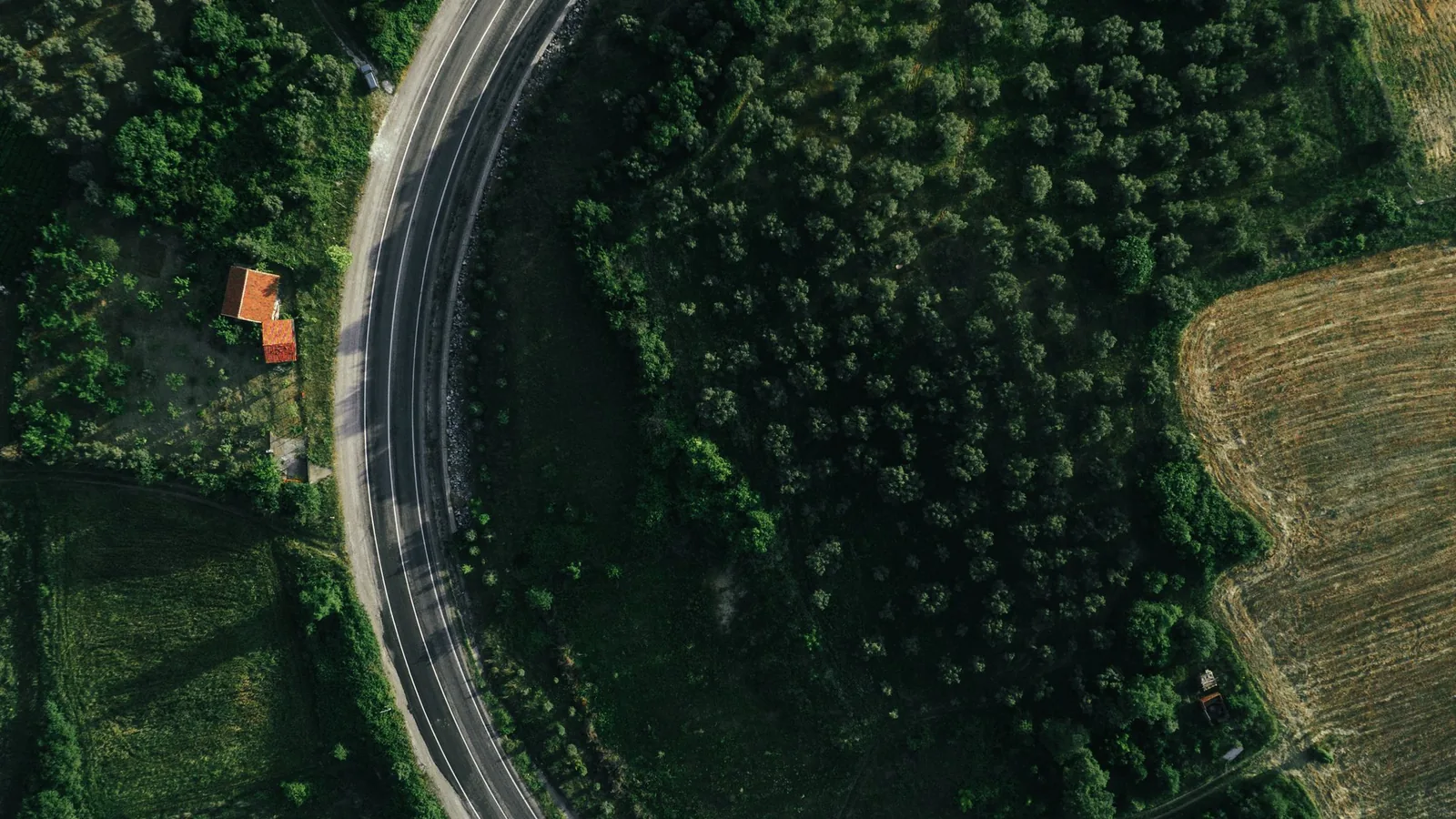 Acreage with property boundary perspective